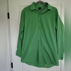 J. Ferrar button down shirt, Green, Medium